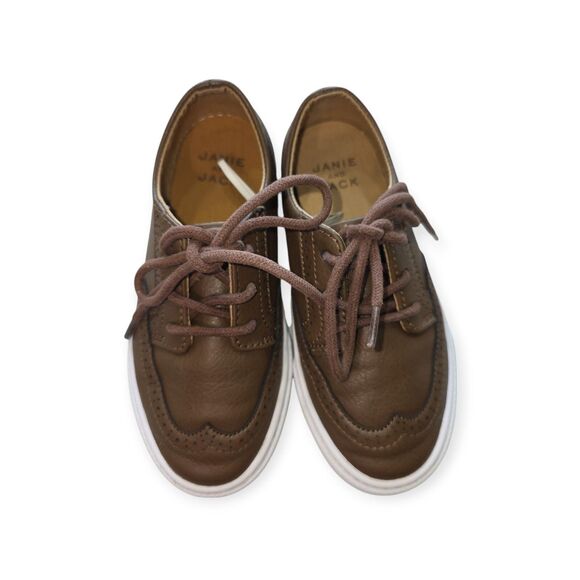 Janie And Jack Toddler Boys Wingtip Sneaker Shoes Size 11 - Picture 1 of 6